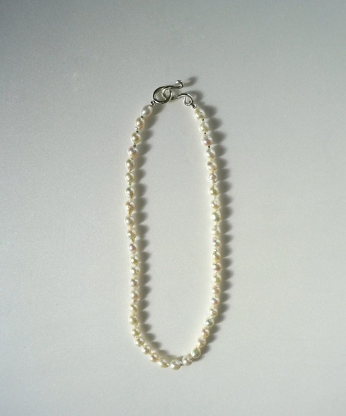 stan（スタン）の「dewdrop pearl necklace（ネックレス・レディース・シルバー・FREE）」の4枚目の写真