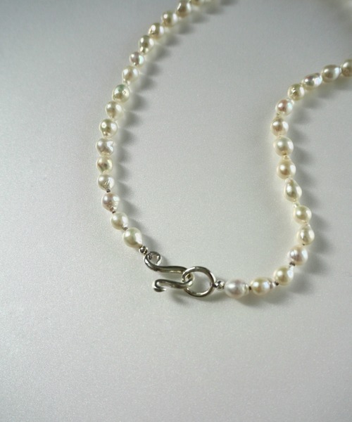 stan（スタン）の「dewdrop pearl necklace（ネックレス・レディース・シルバー・FREE）」の5枚目の写真