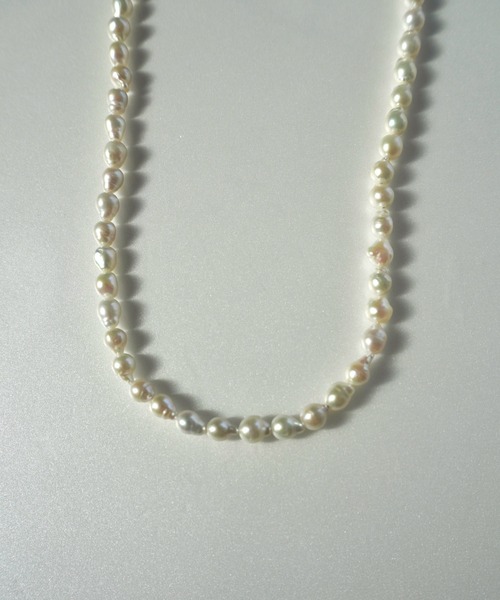 stan（スタン）の「dewdrop pearl necklace（ネックレス・レディース・シルバー・FREE）」の6枚目の写真
