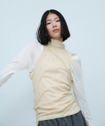 THINGS THAT MATTER | LAYERED SHEER CUT&SEW TOPS / レイヤード シアー カットアンドソー トップス(Tシャツ/カットソー)