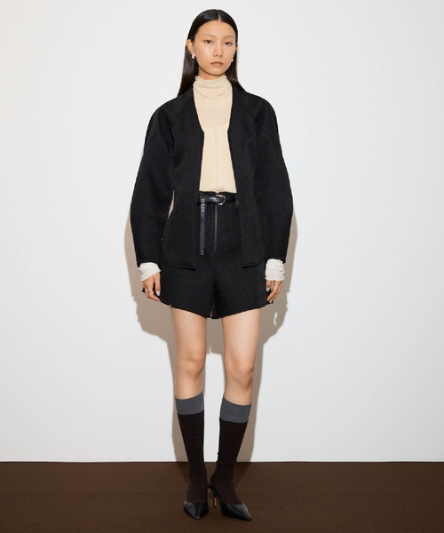 THINGS THAT MATTER（シングス ザット マター）の「LAYERED SHEER CUT&SEW TOPS / レイヤード シアー カットアンドソー トップス（Tシャツ/カットソー・レディース・ピンク/ブラック/アイボリー・FREE）」の10枚目の写真