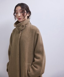 ADAM ET ROPE'(アダムエロペ)の【WEB限定】ベルテッドオーバーサイズロングコート(ステンカラーコート)