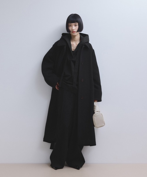 WEB限定】ベルテッドオーバーサイズロングコート（ステンカラーコート