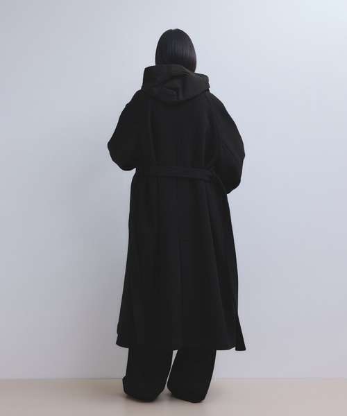 WEB限定】ベルテッドオーバーサイズロングコート（ステンカラーコート