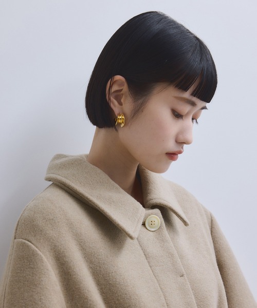 ADAM ET ROPE'（アダムエロペ）の「【WEB限定】ベルテッドオーバーサイズロングコート（ステンカラーコート・レディース・ベージュ/ブラック/グレー/ブラウン・FREE）」の20枚目の写真