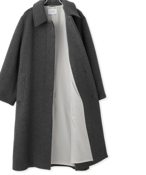 WEB限定】ベルテッドオーバーサイズロングコート（ステンカラーコート
