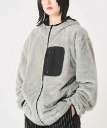 CORISCO（コリスコ）の「ファー×ナイロン　リバーシブルパーカー(M1)（ブルゾン）」