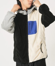 CORISCO（コリスコ）の「ファー×ナイロン　リバーシブルパーカー(M1)（ブルゾン）」