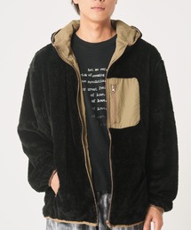 CORISCO（コリスコ）の「ファー×ナイロン　リバーシブルパーカー(M1)（ブルゾン）」