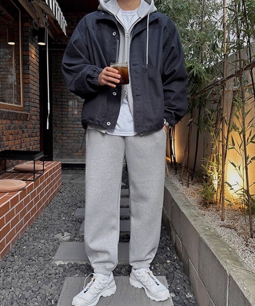 NOWLE(ノウル)の「【NOWLE】スタンドカラー ブラック デニムブルゾン(デニムジャケット・メンズ・ダークネイビー・MEDIUM/LARGE/X-LARGE)」の15枚目の写真