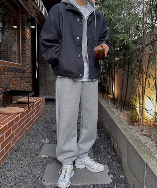 NOWLE(ノウル)の「【NOWLE】スタンドカラー ブラック デニムブルゾン(デニムジャケット・メンズ・ダークネイビー・MEDIUM/LARGE/X-LARGE)」の16枚目の写真