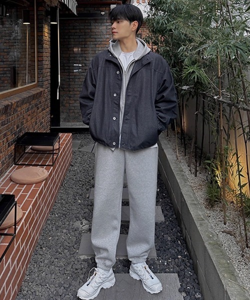 NOWLE(ノウル)の「【NOWLE】スタンドカラー ブラック デニムブルゾン(デニムジャケット・メンズ・ダークネイビー・MEDIUM/LARGE/X-LARGE)」の17枚目の写真