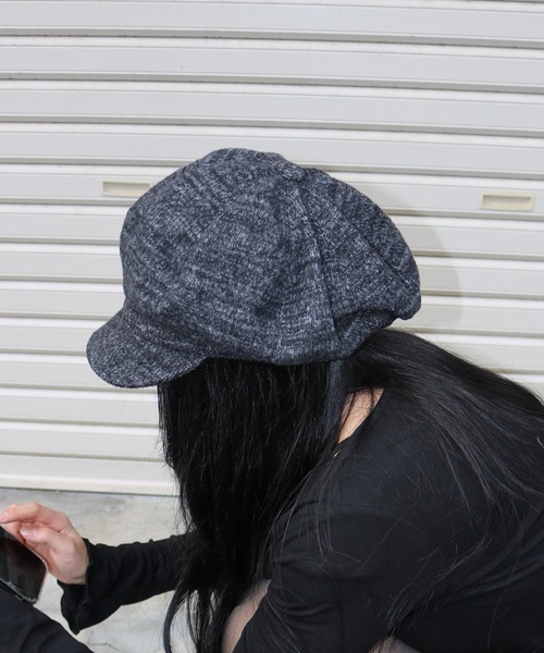 Vini(ヴィニ)の「ボリュームシルエット キャスケット(キャスケット・レディース・ベージュ/ダークグレー/ブラウン・FREE)」の1枚目の写真