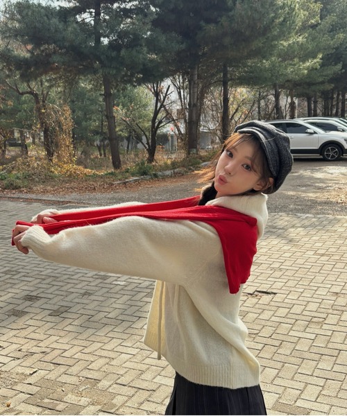 Vini(ヴィニ)の「ボリュームシルエット キャスケット(キャスケット・レディース・ベージュ/ダークグレー/ブラウン・FREE)」の10枚目の写真