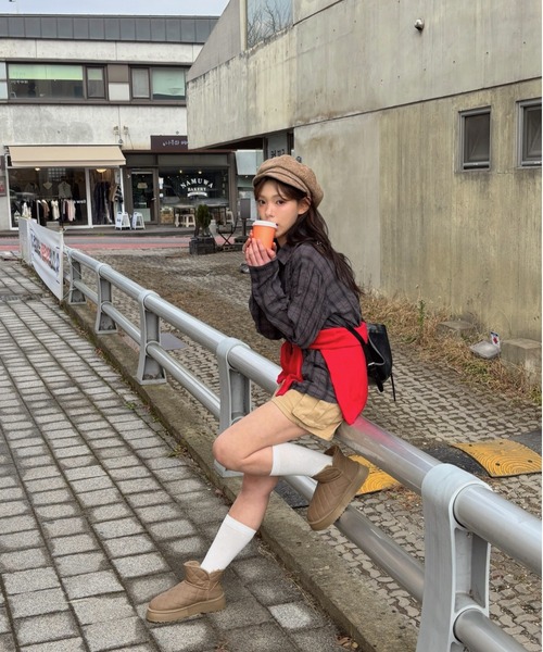 Vini(ヴィニ)の「ボリュームシルエット キャスケット(キャスケット・レディース・ベージュ/ダークグレー/ブラウン・FREE)」の21枚目の写真