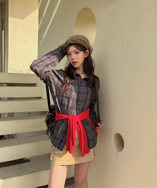 Vini(ヴィニ)の「ボリュームシルエット キャスケット(キャスケット・レディース・ベージュ/ダークグレー/ブラウン・FREE)」の22枚目の写真