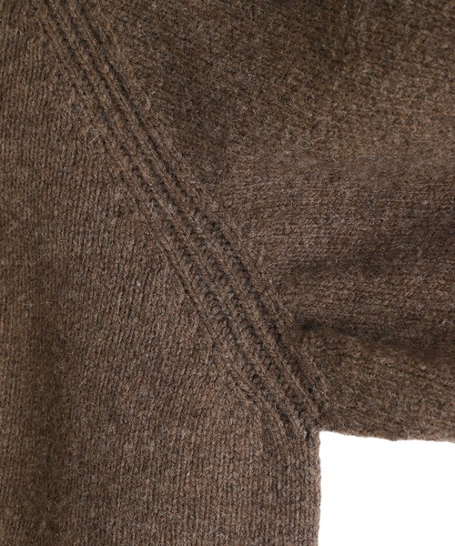 BASERANGE（ベースレンジ）の「BASERANGE / ベースレンジ：【レディース】SOAR V NECK：PUSOV-MW-WI25[ANN]（カーディガン/ボレロ・レディース・ブラウン系その他・XS-S）」の3枚目の写真