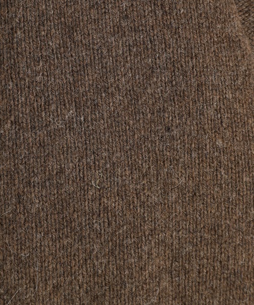 BASERANGE（ベースレンジ）の「BASERANGE / ベースレンジ：【レディース】SOAR V NECK：PUSOV-MW-WI25[ANN]（カーディガン/ボレロ・レディース・ブラウン系その他・XS-S）」の4枚目の写真