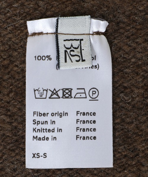 BASERANGE（ベースレンジ）の「BASERANGE / ベースレンジ：【レディース】SOAR V NECK：PUSOV-MW-WI25[ANN]（カーディガン/ボレロ・レディース・ブラウン系その他・XS-S）」の5枚目の写真
