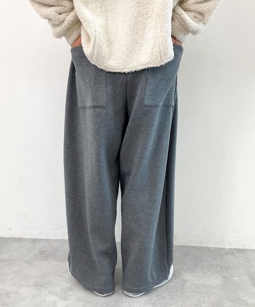 niko and（ニコアンド）の「[MODE NORM CORE] 裏起毛3Dカーブパンツ