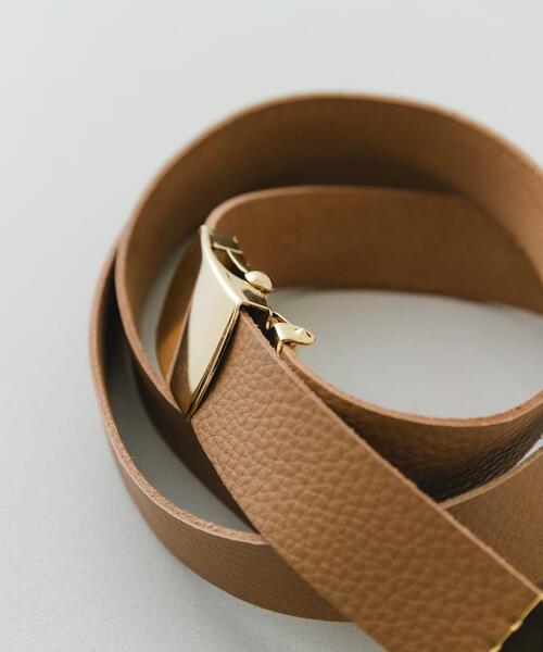 RODE SKO（ロデスコ）の「atelier brugge　ROLLER BUCKLE BELT（ベルト・レディース・ブラック/グレー系その他/ダークブラウン・ONE）」の15枚目の写真