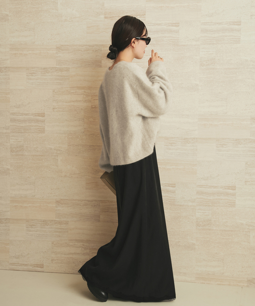 plage(プラージュ)の「solstiss french lace スカート(スカート・レディース・ホワイト/ブラック・36/38)」の6枚目の写真