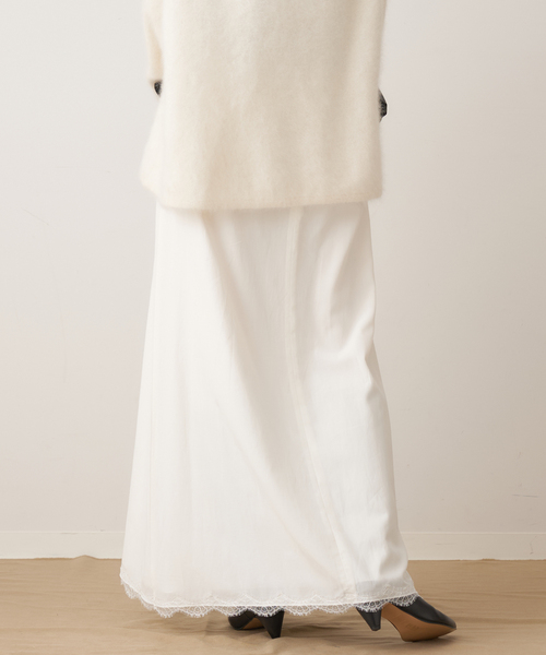 plage(プラージュ)の「solstiss french lace スカート(スカート・レディース・ホワイト/ブラック・36/38)」の17枚目の写真