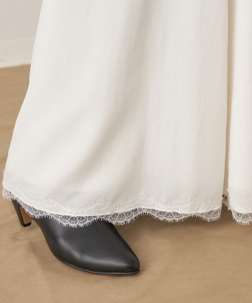 plage(プラージュ)の「solstiss french lace スカート(スカート・レディース・ホワイト/ブラック・36/38)」の18枚目の写真