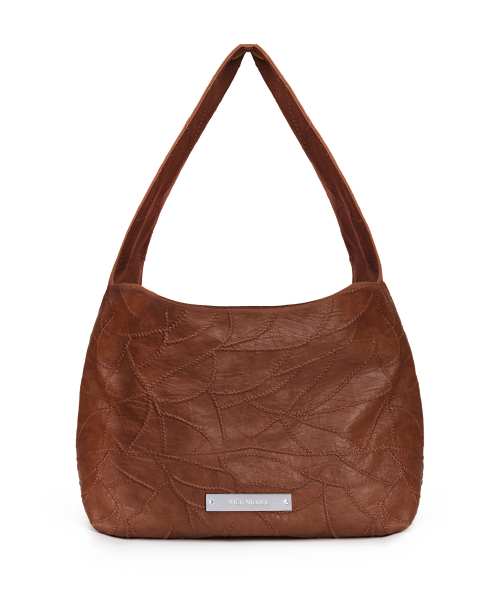 NICK&NICOLE(ニックアンドニコール)の「LEATHER WRINKLE TOTE BAG_BROWN(トートバッグ・レディース・その他・FREE)」の1枚目の写真