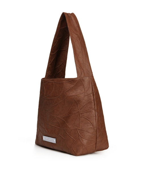NICK&NICOLE(ニックアンドニコール)の「LEATHER WRINKLE TOTE BAG_BROWN(トートバッグ・レディース・その他・FREE)」の6枚目の写真