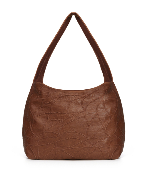 NICK&NICOLE(ニックアンドニコール)の「LEATHER WRINKLE TOTE BAG_BROWN(トートバッグ・レディース・その他・FREE)」の7枚目の写真