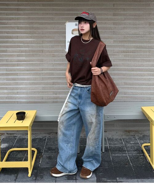 NICK&NICOLE(ニックアンドニコール)の「LEATHER WRINKLE TOTE BAG_BROWN(トートバッグ・レディース・その他・FREE)」の10枚目の写真