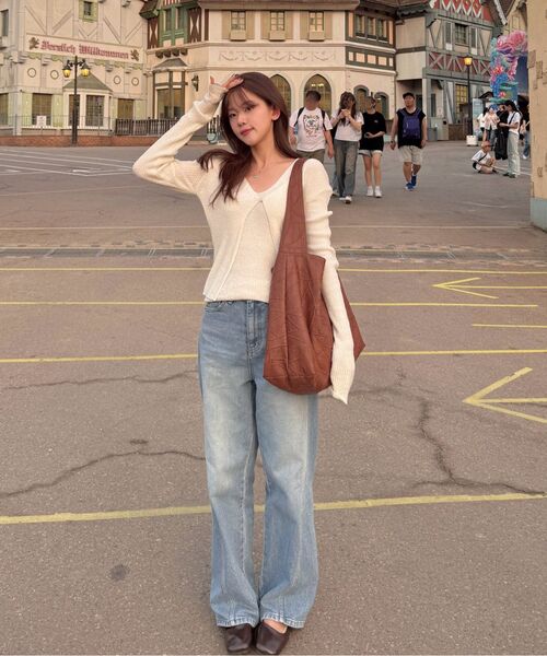 NICK&NICOLE(ニックアンドニコール)の「LEATHER WRINKLE TOTE BAG_BROWN(トートバッグ・レディース・その他・FREE)」の11枚目の写真