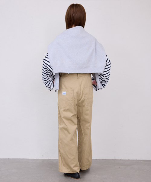 Lee（リー）の「《追加》LEE/リー SLOBE別注 サスペンダーパンツ（その他パンツ・レディース・ベージュ系その他/ブラック・38/36）」の16枚目の写真