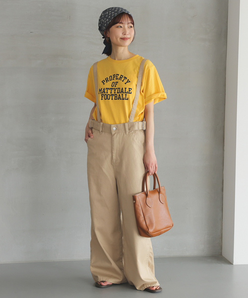 Lee（リー）の「《追加》LEE/リー SLOBE別注 サスペンダーパンツ（その他パンツ・レディース・ベージュ系その他/ブラック・38/36）」の20枚目の写真