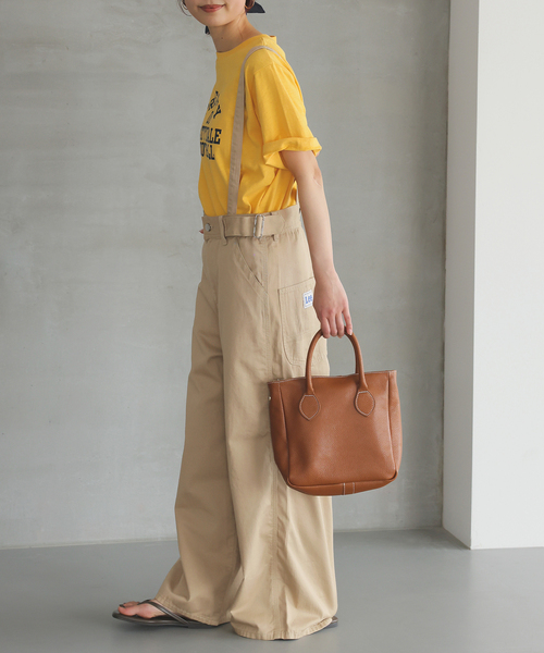 Lee（リー）の「《追加》LEE/リー SLOBE別注 サスペンダーパンツ（その他パンツ・レディース・ベージュ系その他/ブラック・38/36）」の22枚目の写真