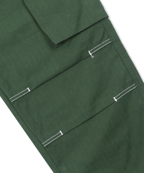 GLACK(グラック)の「GP172 ルーズカーゴヘリンボーンコットンパンツ (オリーブ)(その他パンツ・レディース・その他・SMALL/MEDIUM/LARGE)」の5枚目の写真