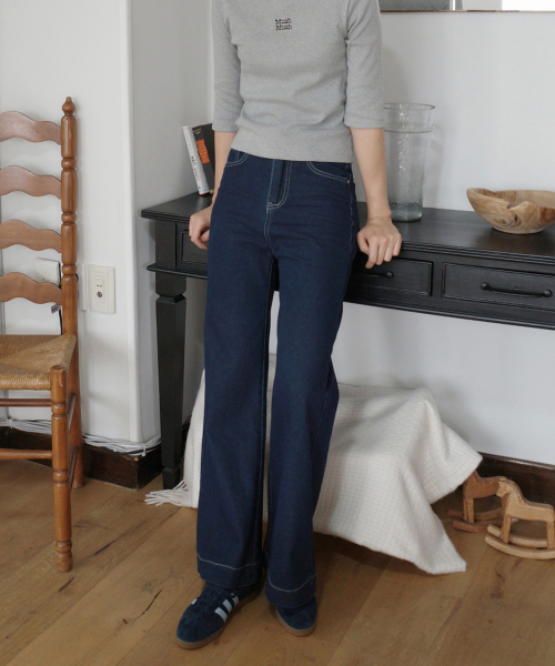 muahmuah（ムーアムーア）の「ワイドローデニムパンツ（デニムパンツ・レディース・その他・SMALL/MEDIUM/LARGE）」の6枚目の写真