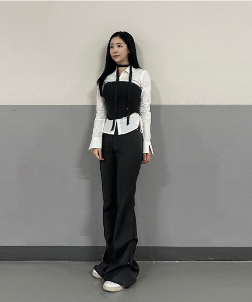 Midnight Move（ミッドナイトムーブ）の「st shirt [grey]（シャツ/ブラウス・レディース・その他・SMALL/MEDIUM）」の6枚目の写真