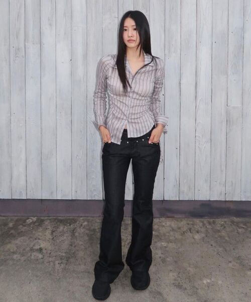 Midnight Move（ミッドナイトムーブ）の「st shirt [grey]（シャツ/ブラウス・レディース・その他・SMALL/MEDIUM）」の13枚目の写真