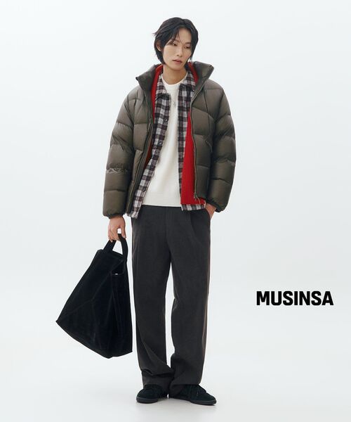 MUSINSA STANDARD(ムシンサスタンダード)の「オーバーサイズリブドクルーネックニット【クリーム】(ニット/セーター・メンズ・その他・SMALL/MEDIUM/LARGE/X-LARGE/XX-LARGE)」の9枚目の写真