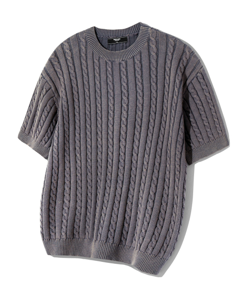 VINTAGE Double Keebler HAF Sleeve — рубашка‑оверсайз (Lavender Gray)