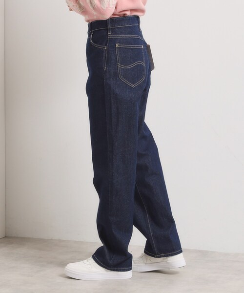 Lee（リー）の「Lee Babe ストレートジーンズ（デニムパンツ・レディース・ネイビー/ブルー・40/38）」の8枚目の写真