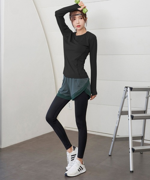 セール】【大きいサイズ有/吸汗速乾/ストレッチ/セットアップ】長袖