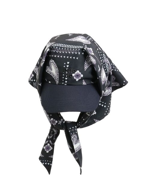 EMODA（エモダ）の「2トーンスカーフキャップ（キャップ・レディース・ネイビー/ホワイト・FREE）」の15枚目の写真