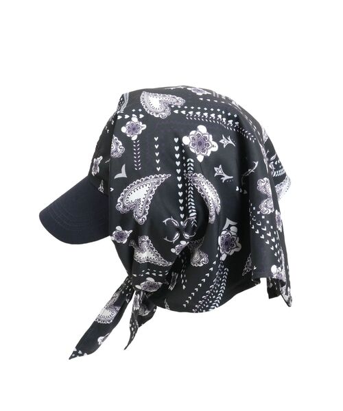 EMODA（エモダ）の「2トーンスカーフキャップ（キャップ・レディース・ネイビー/ホワイト・FREE）」の16枚目の写真