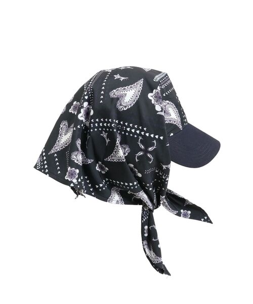 EMODA（エモダ）の「2トーンスカーフキャップ（キャップ・レディース・ネイビー/ホワイト・FREE）」の17枚目の写真