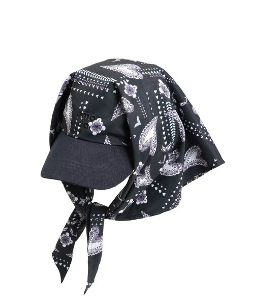 EMODA（エモダ）の「2トーンスカーフキャップ（キャップ・レディース・ネイビー/ホワイト・FREE）」の21枚目の写真