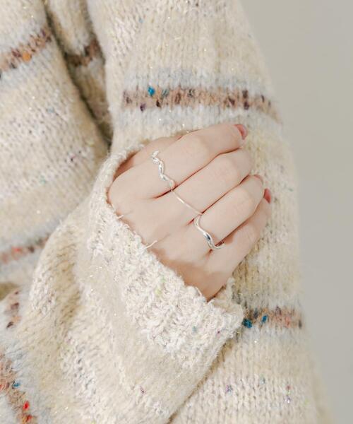 SMELLY(スメリー)の「3セットリング(リング・レディース・シルバー・-)」の2枚目の写真