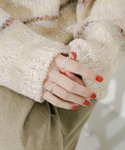 SMELLY(スメリー)の「3セットリング(リング・レディース・シルバー・-)」の4枚目の写真